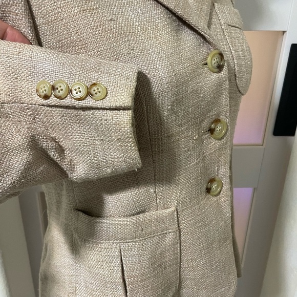 Lauren Ralph Lauren Beige Women's Jacket EUC - Picture 4 of 6